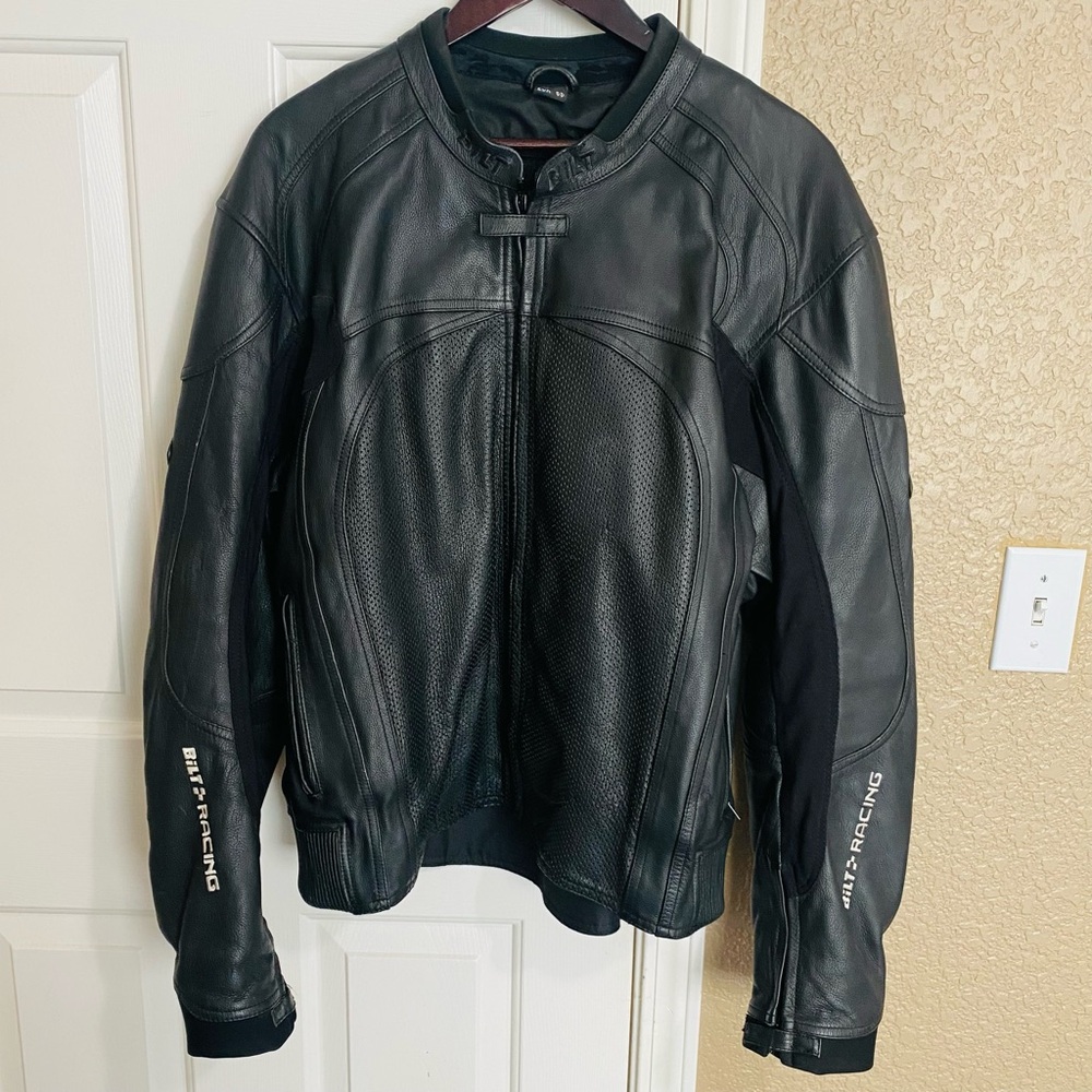 BILT BLL4 Leather Mesh Motorcycle Jacket